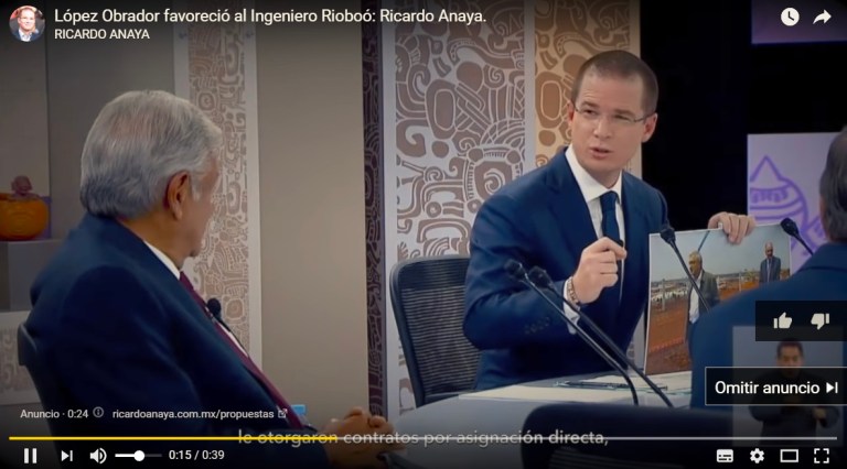 anaya youtube 3er debate