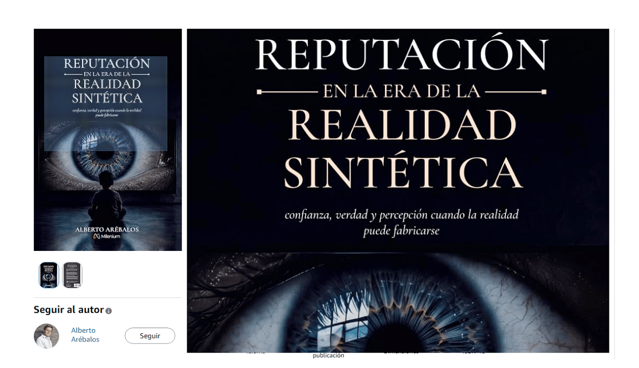 Reputación en la era de la realidad sintética Portada